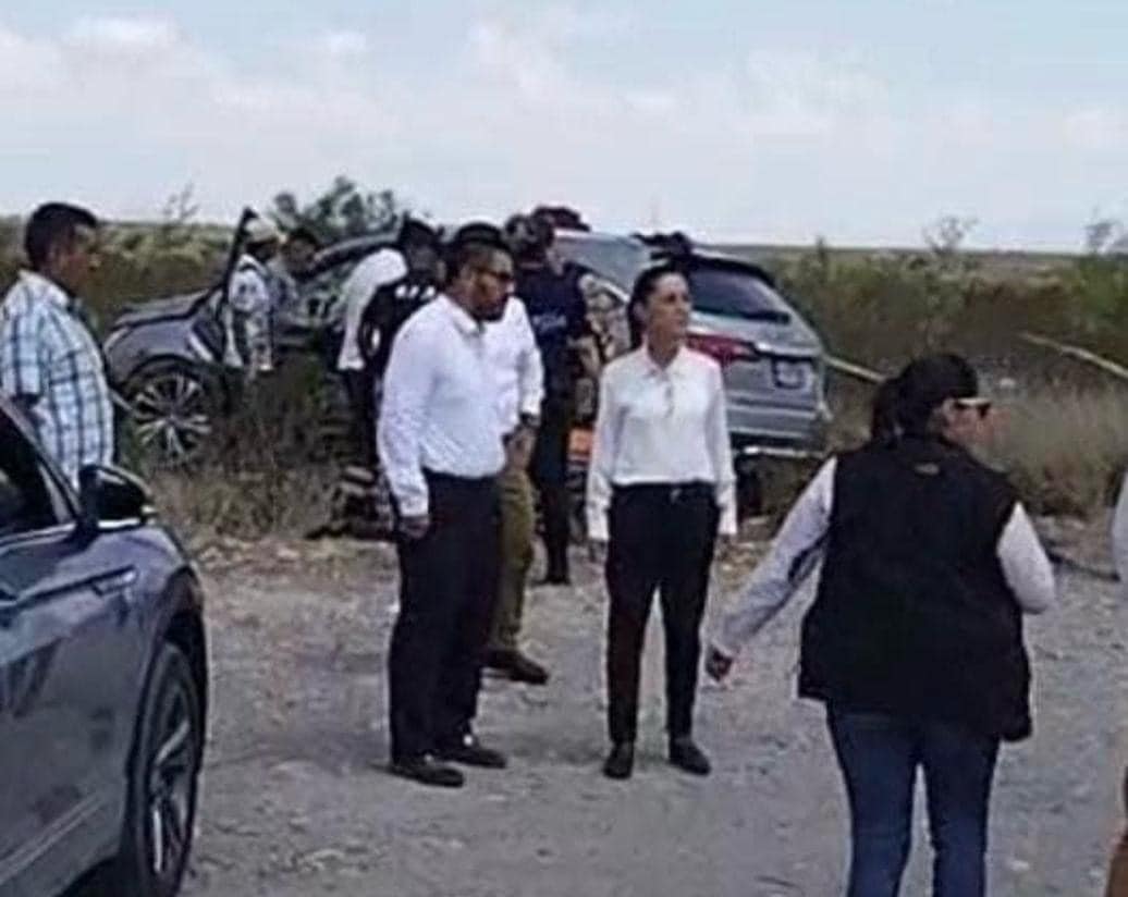 Convoy de Sheinbaum sufre accidente; una persona murió