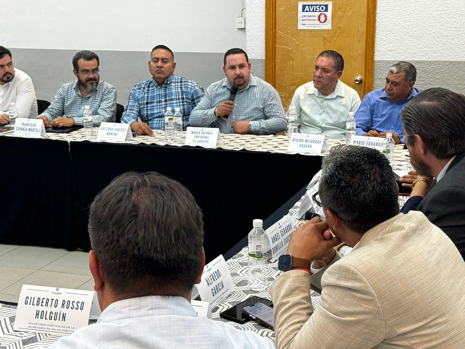 Buscan corporaciones y empresarios mejorar estrategia de seguridad en el municipio