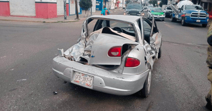 Accidente en el centro de Durango deja tres heridos, incluyendo un bebé