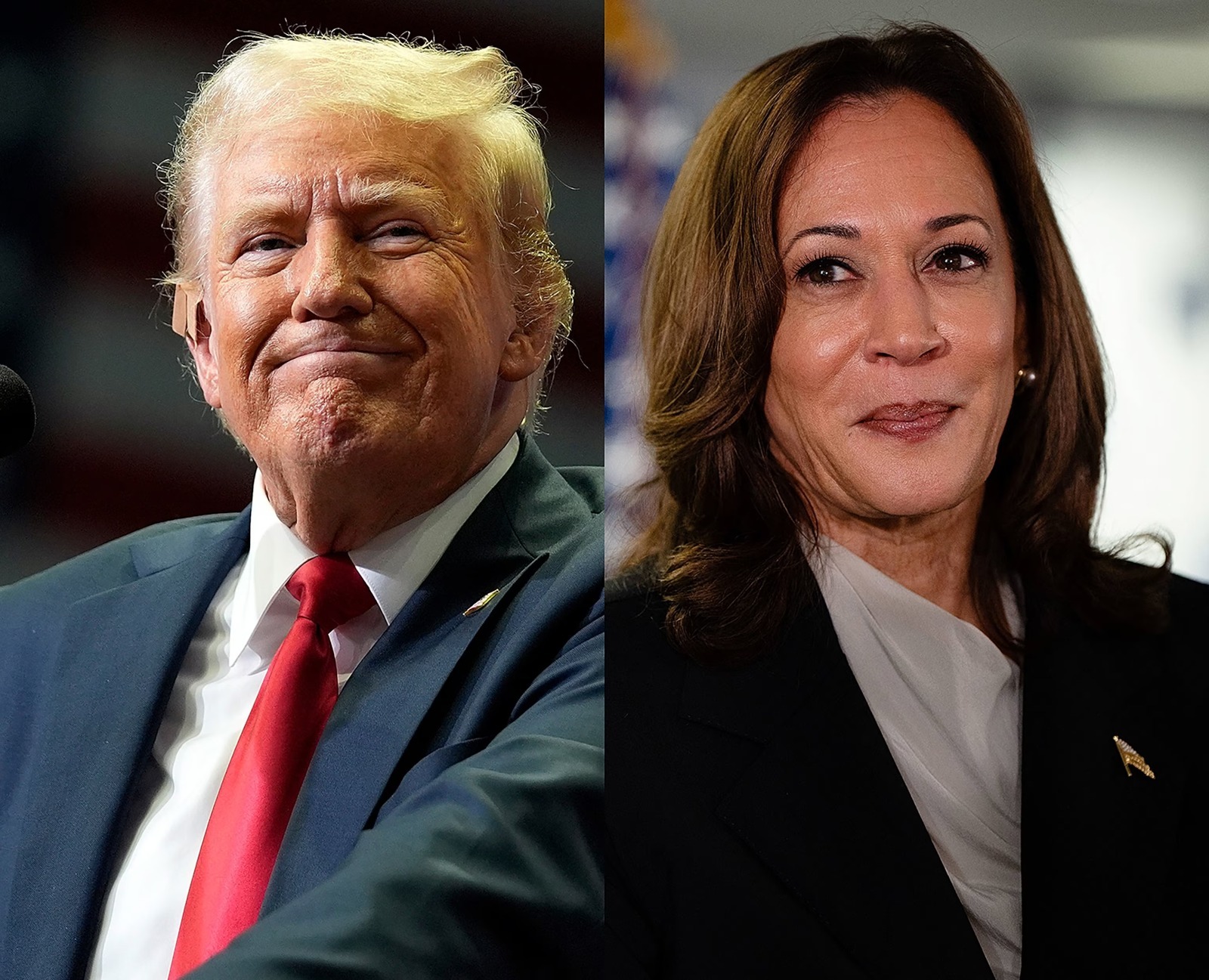 Kamala Harris supera por poco a Donald Trump en encuesta del WSJ