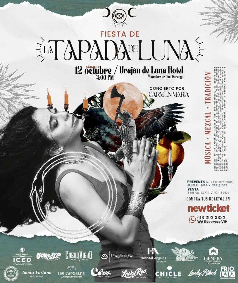 Tapada de luna: Mezcal, arte y gastronomía bajo la luz de las lunas de octubre