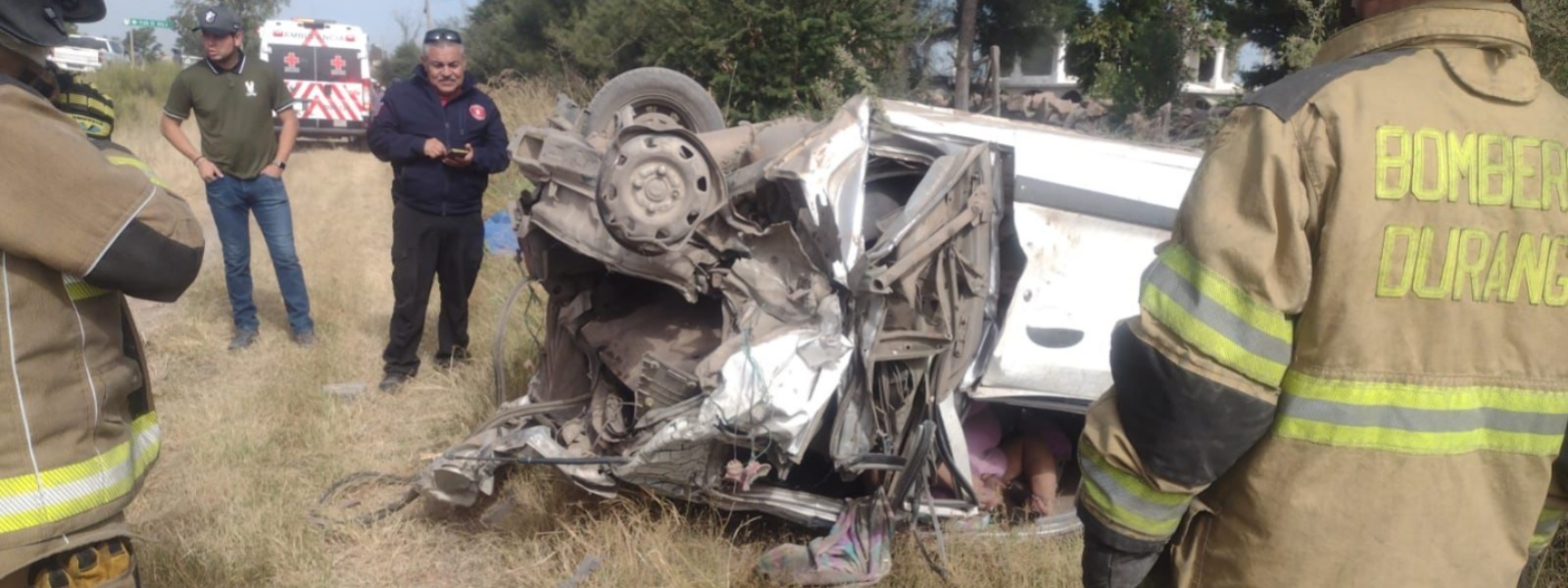 Accidente en carretera a Mezquital deja cuatro muertos, entre ellos un bebé