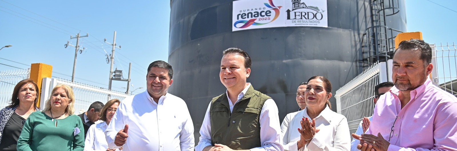 Instalan macrotanque en Lerdo para resolver escasez de agua en 25 colonias