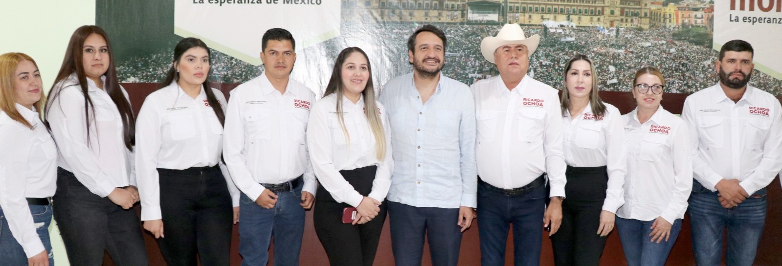 Ricardo Ochoa recibe apoyo de la dirigencia nacional de MORENA en Tamazula
