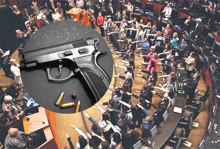 Senado aprueba reforma para que trabajadores de Pemex y el SAT puedan portar armas