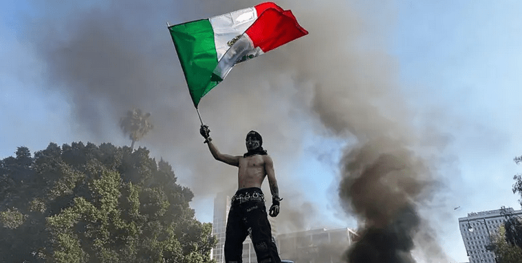 Caos en LA: así se vive la ola de protestas contra redadas de inmigración