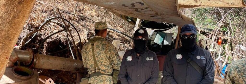 Desmantelan narcolaboratorio y pista clandestina en Tamazula