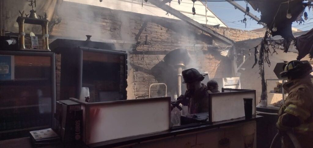 Se incendia el bar “Al Gym” en el fraccionamiento Guadalupe
