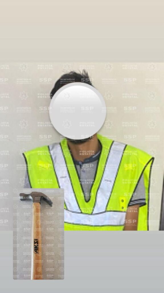 Durante una discusión, hombre agredió a su pareja con un martillo