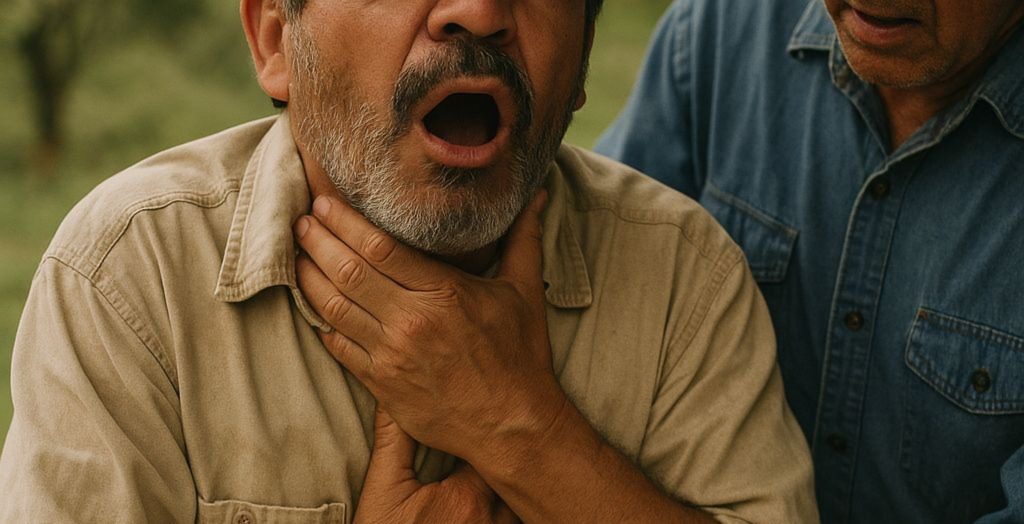 Joel estaba de paseo en la presa Caboraca cuando se ahogó con su comida y murió al instante