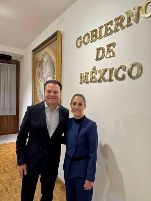 Esteban y Sheinbaum revisan agenda conjunta