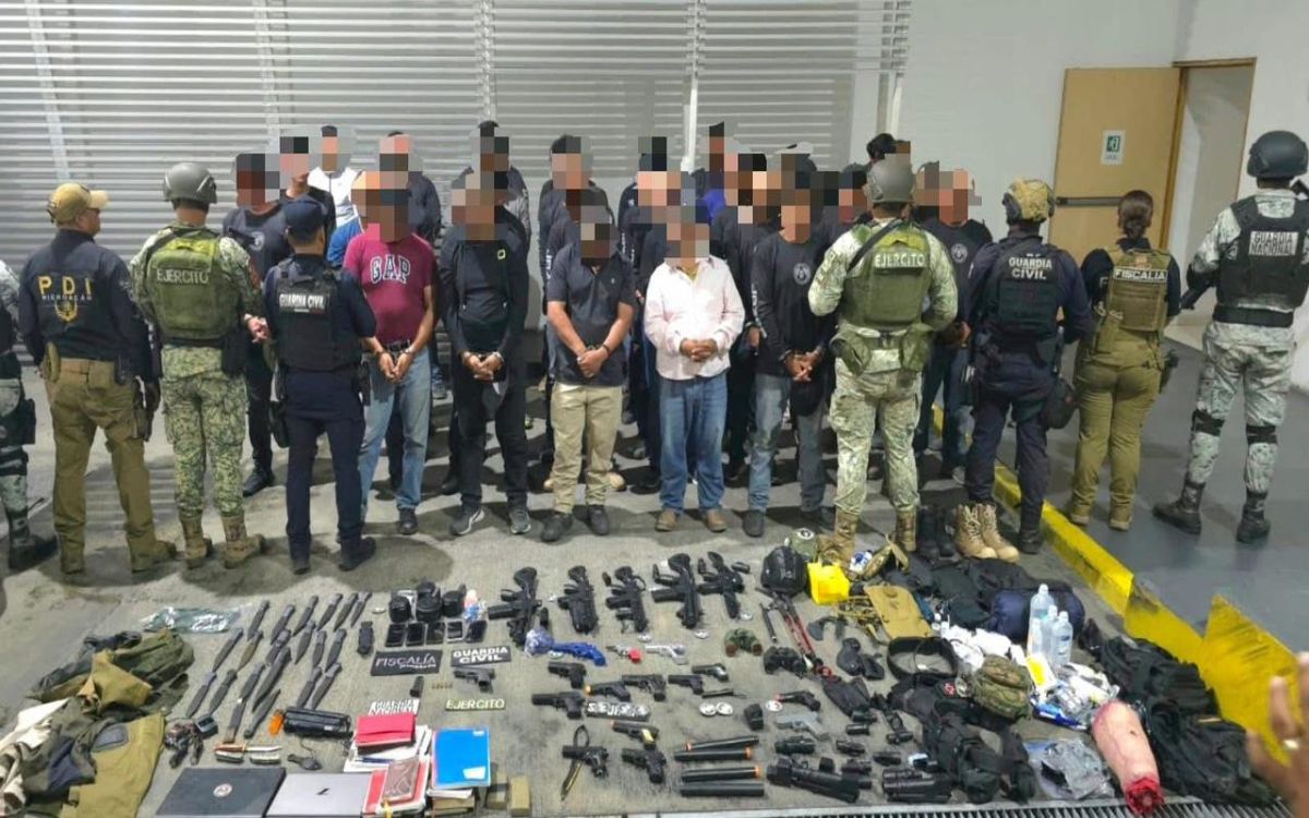 Fieles de La Luz del Mundo detenidos por entrenar con armas para “el fin del mundo”