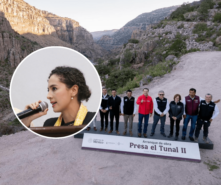 Gaby Hernández señala la importancia de la presa El Tunal II para el abasto de agua