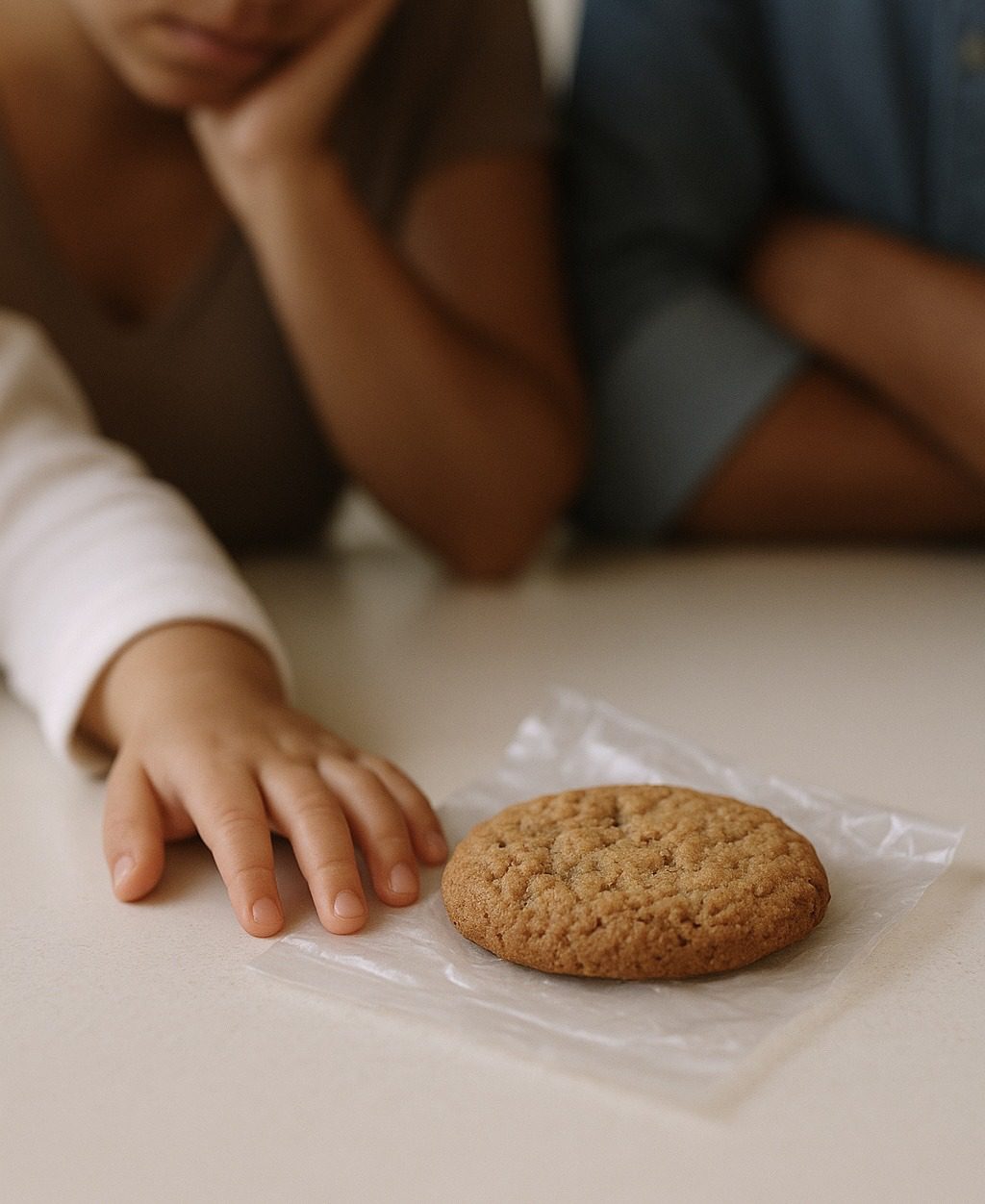Una mujer les regaló galletas a un matrimonio y su bebé; la familia acabó en el hospital