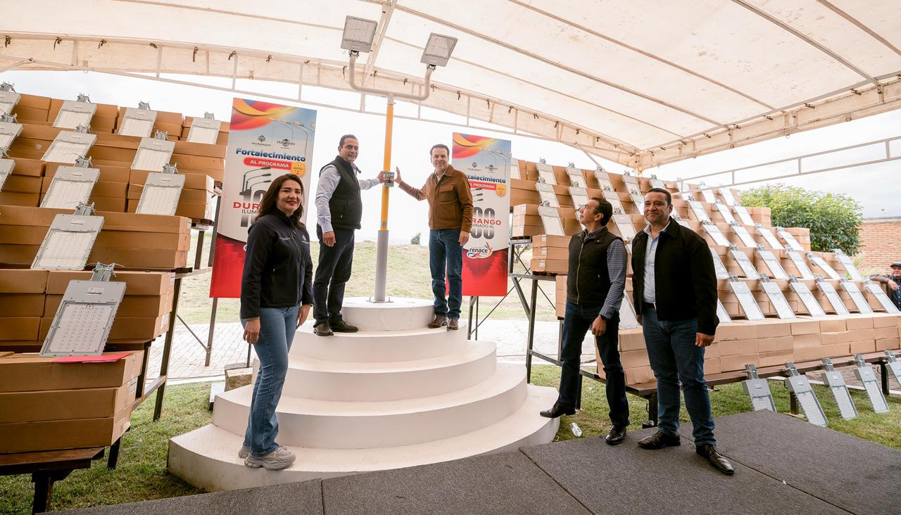 72 mil duranguenses tendrán calles más iluminadas con mil 400 nuevas luminarias