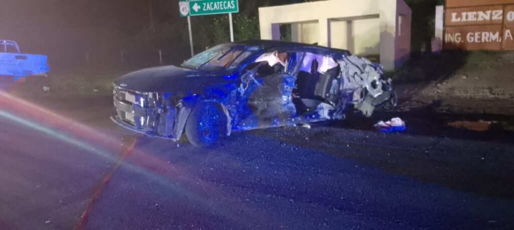 Accidente en Nombre de Dios cobra la vida de un joven de Sombrerete