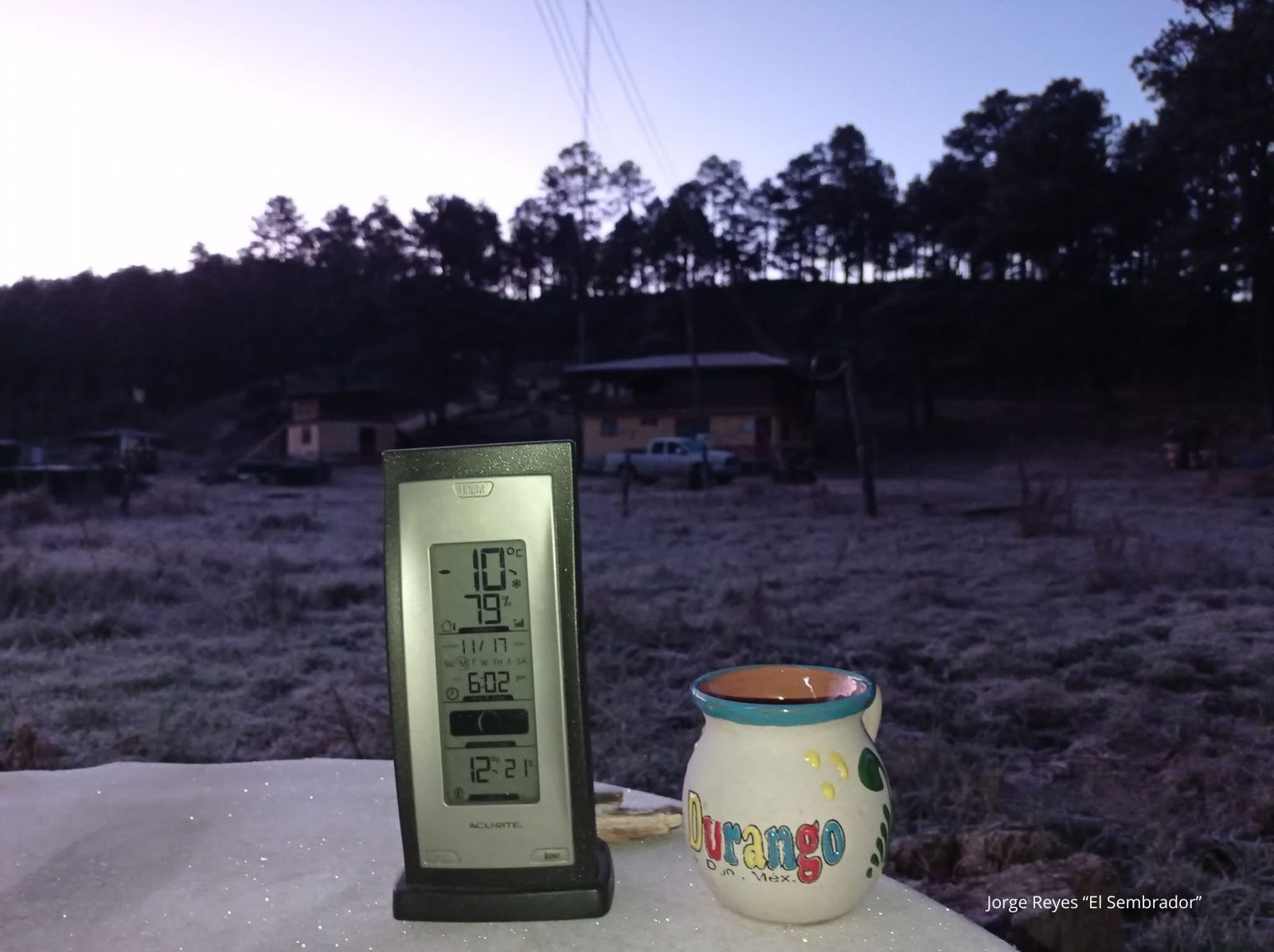 Guanaceví toca los –10°C: la Sierra entra de lleno en su temporada más fría