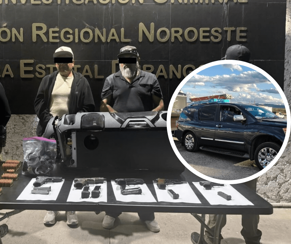 Paisanos cayeron con arsenal