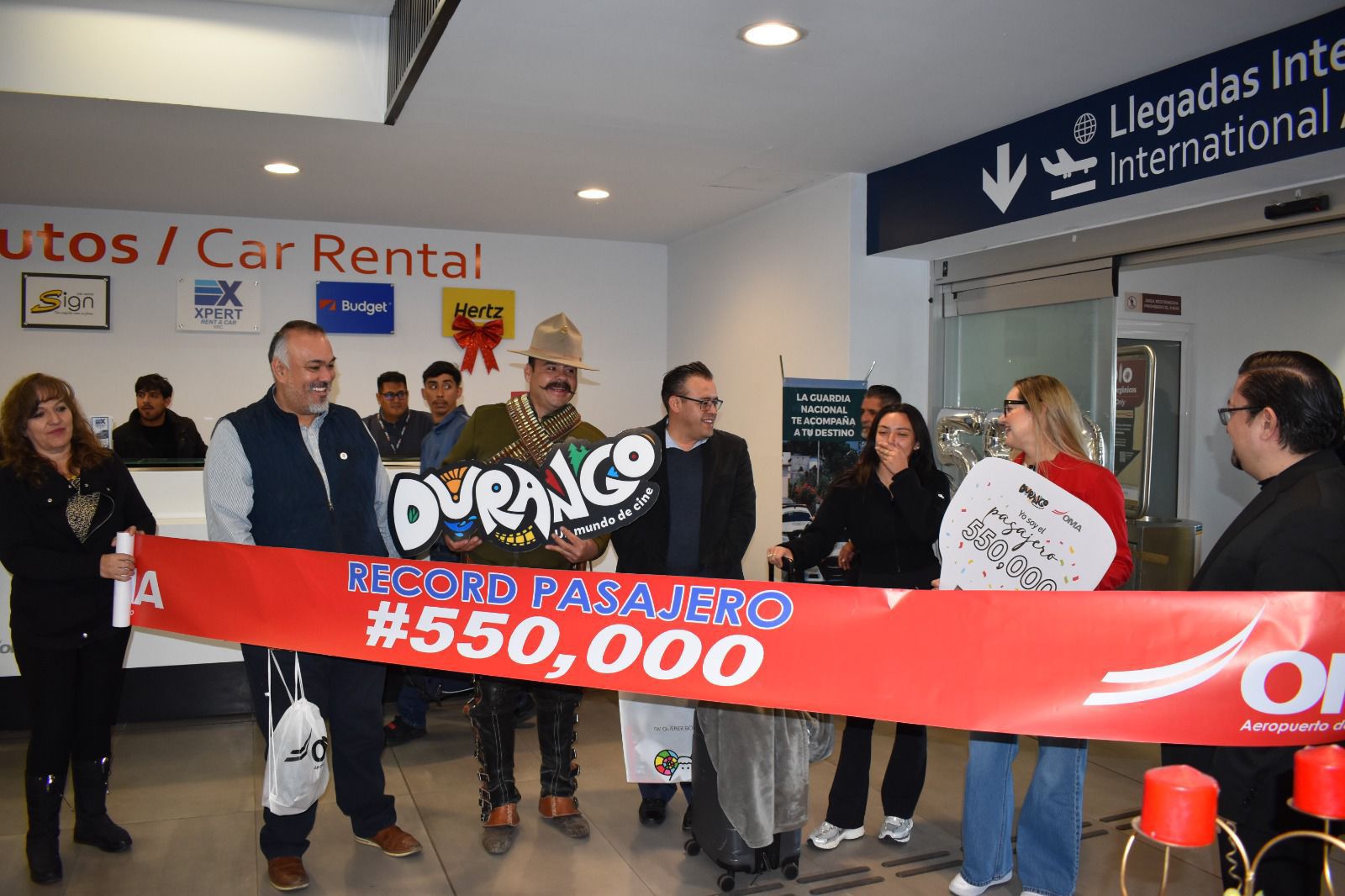 Aeropuerto Internacional de Durango registra cifra histórica de pasajeros