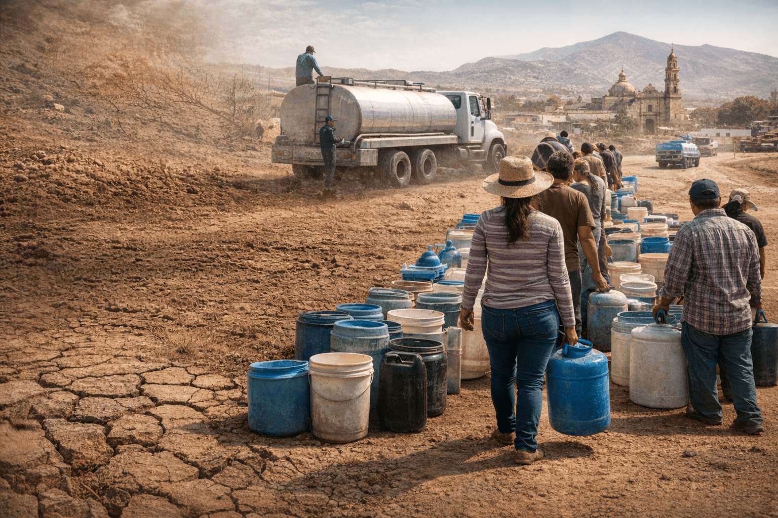 Cuencamé está por quedarse sin agua; más de la mitad de sus habitantes vive sin el servicio