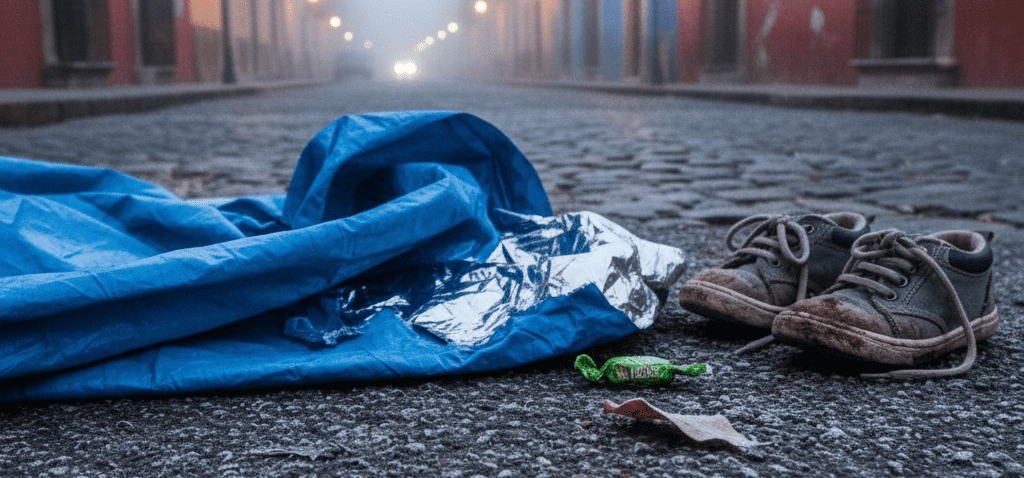 Niño de 2 años es hallado solo y con frío en la vía pública