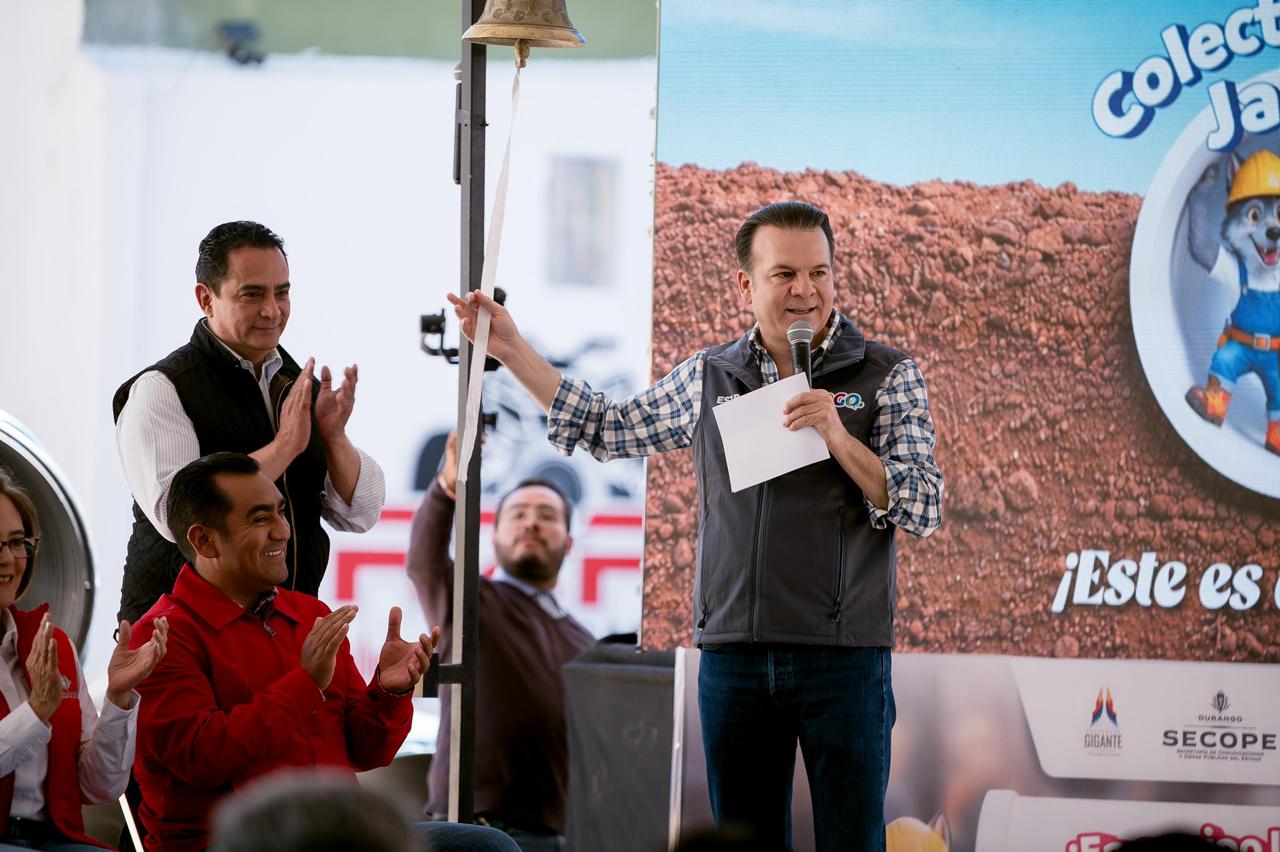 Inicia construcción del Colector Pluvial Jalisco en el sur de Durango