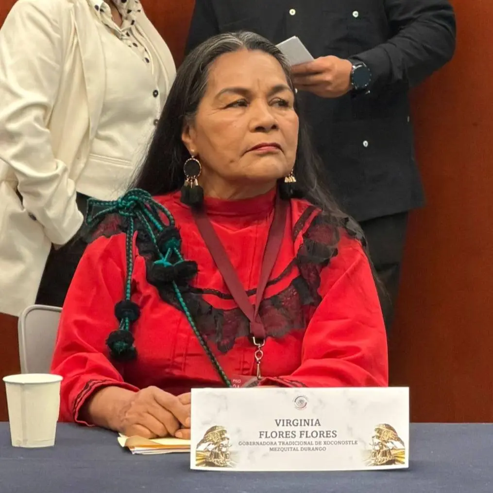 Virginia Flores, gobernadora tradicional de El Mezquital denuncia amenazas y actos de intimidación