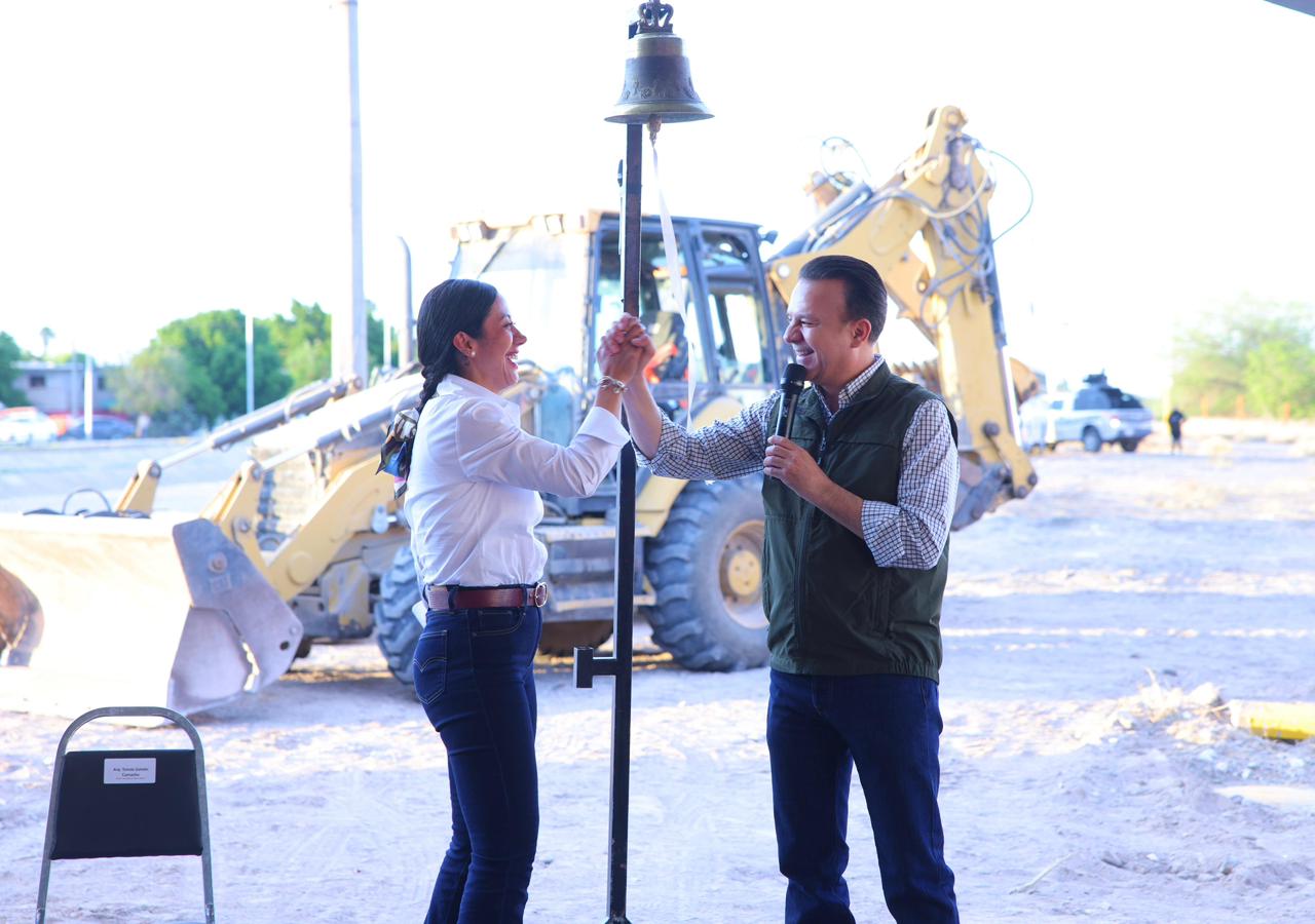 Inician construcción de parque lineal y vialidad junto al canal Sacramento en Gómez Palacio