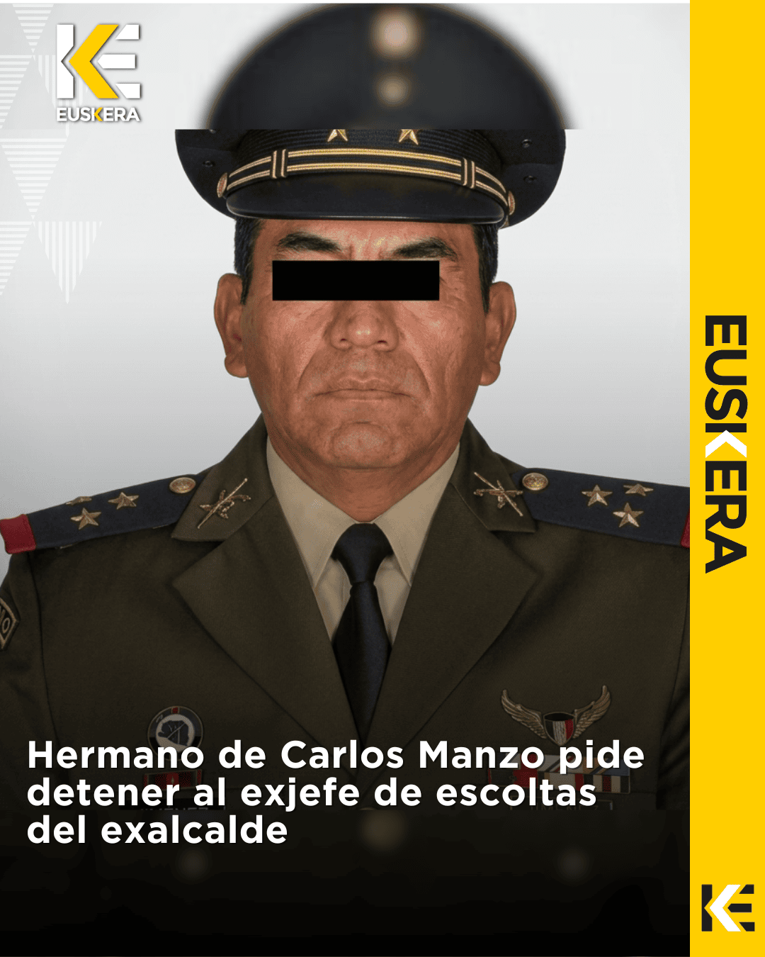 Hermano de Carlos Manzo pide detener al exjefe de escoltas del exalcalde