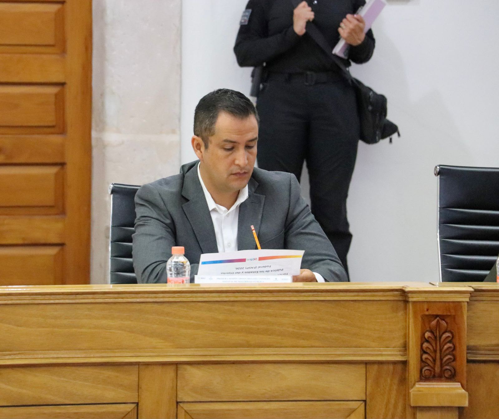 César Salas acude a reunión estatal de seguridad pública